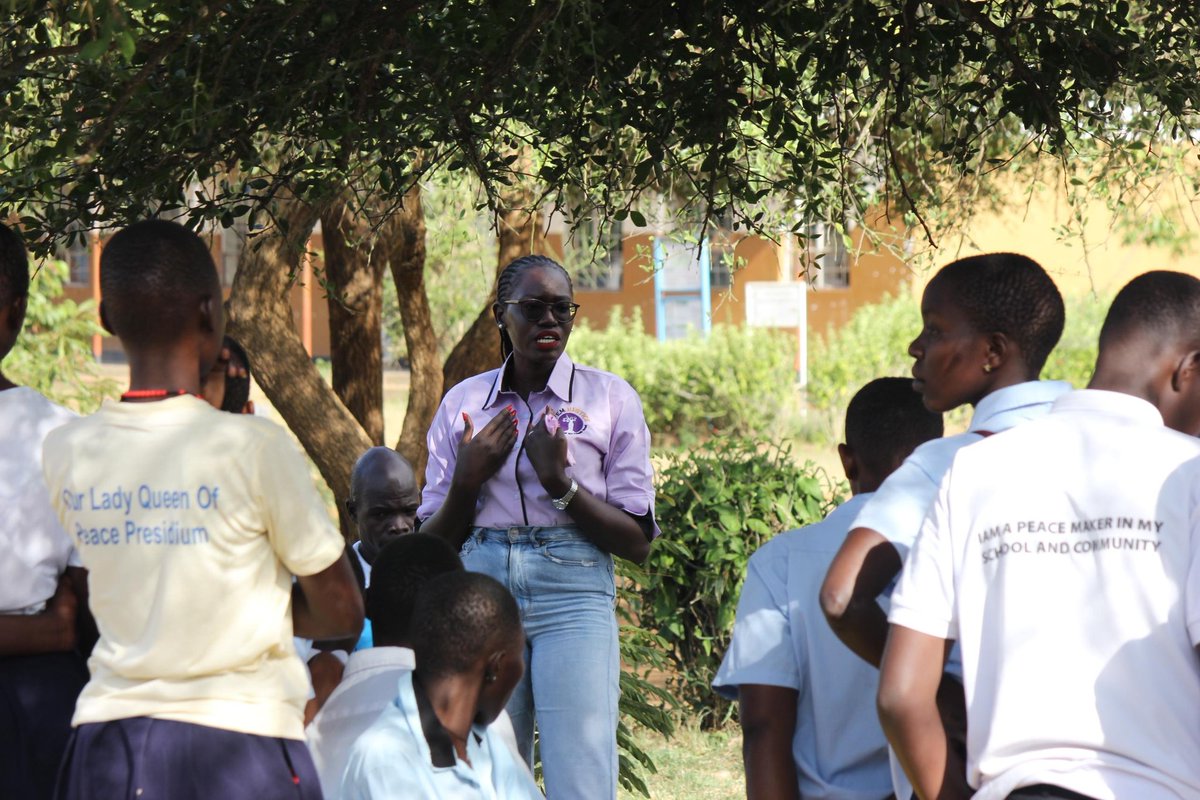 lynn_e_olepus's tweet image. The seeds we plant today will define our tomorrow.

At Nadunget Seed Secondary School in Moroto District, under @FemjusticeUg, I spoke to the students about their dreams; the ones deep within their hearts. I reminded them that their dreams are valid and attainable.

We talked…