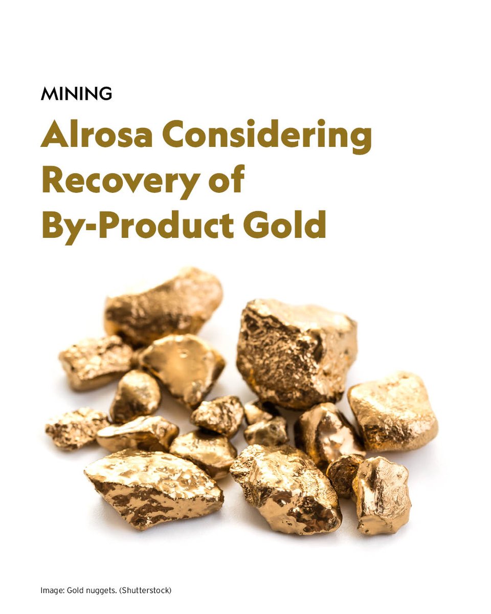 Rapaport's tweet image. 🪙Alrosa is exploring the possibility of recovering by-product gold simultaneously with its diamond-mining efforts.

Read more👉rapaport.com/news/alrosa-co…

#rapaportnews #alrosa #goldmining #diamondmining
