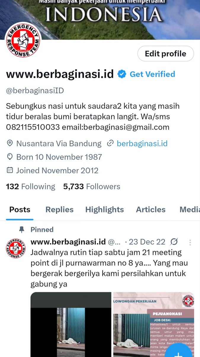 Menuju 13 tahun and still counting dan akan selalu istiqomah.. Sesuai ma QS al-maun 1-3 karena kita tidak mau di cap sbg pendusta agama..

Teruslah bekerja, mengabdi sbg bukti penghambaan diri, krn kita hanya bisa berharap u/ selalu diberikan jalan yg Lurus.. 

 <a href="/sundastruggle/">sunda struggle</a>