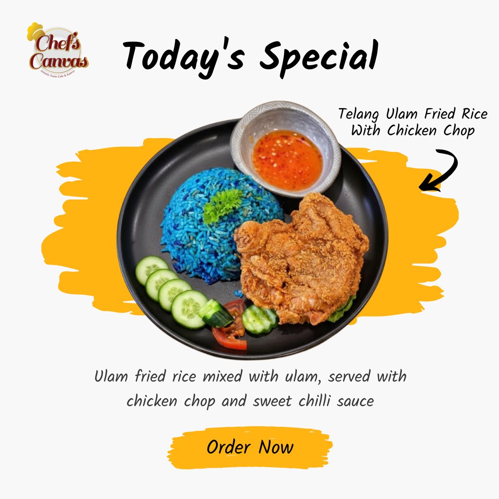 chefscanvas's tweet photo. Satu suap nasi telang, terus rasa nak repeat 😋 https://t.co/zZc1yCn5MW