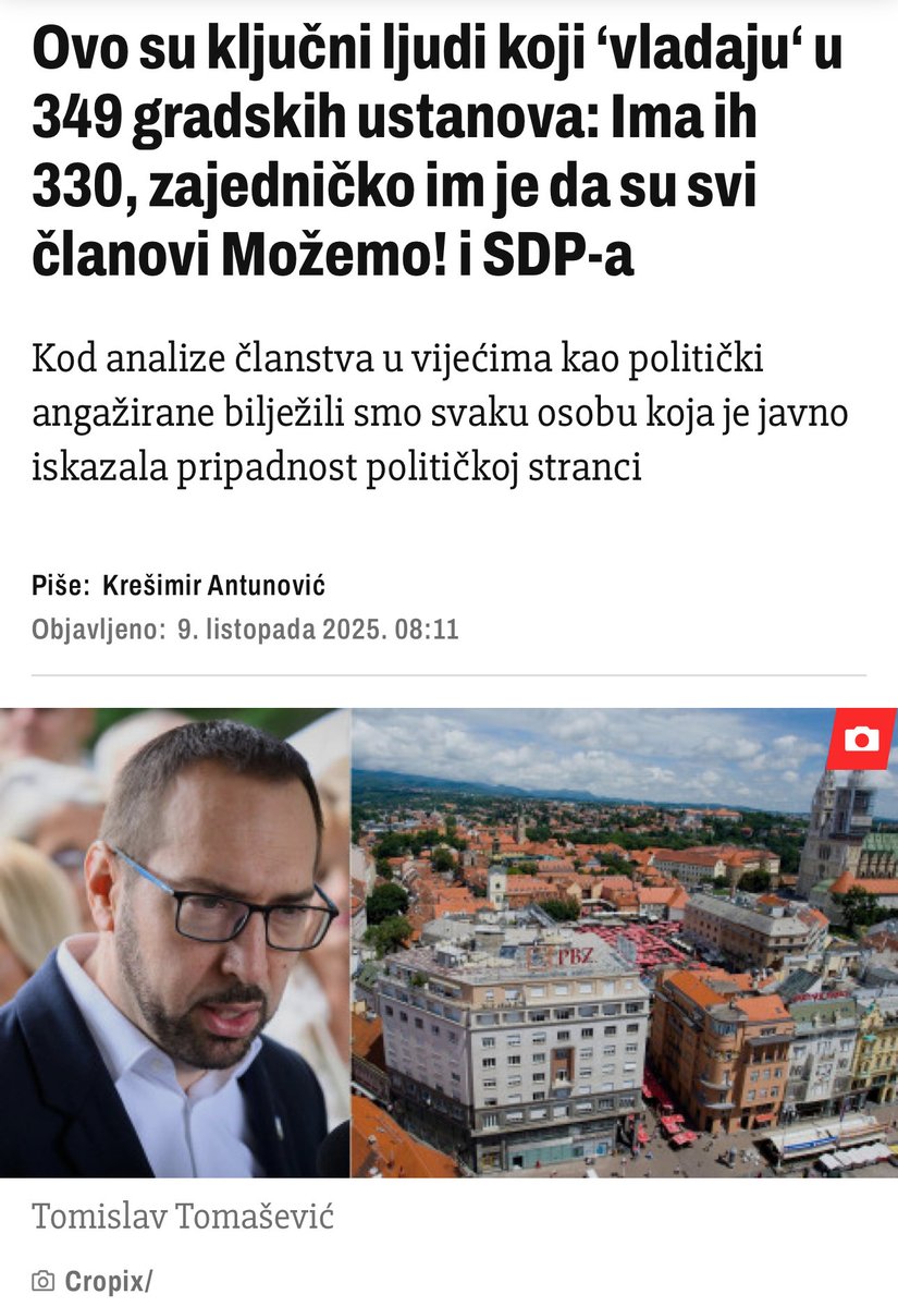 Grad ima moć i obavezu, ali bira šutnju: ovako političko kadroviranje razara gradske institucije

Grad Zagreb ima većinu u Upravnom vijeću vrtića u kojem roditelji upozoravaju na moguće zlostavljanje djece, ali se pravi da nije nadležan. Kako oni štite djecu?!

Gradonačelnik