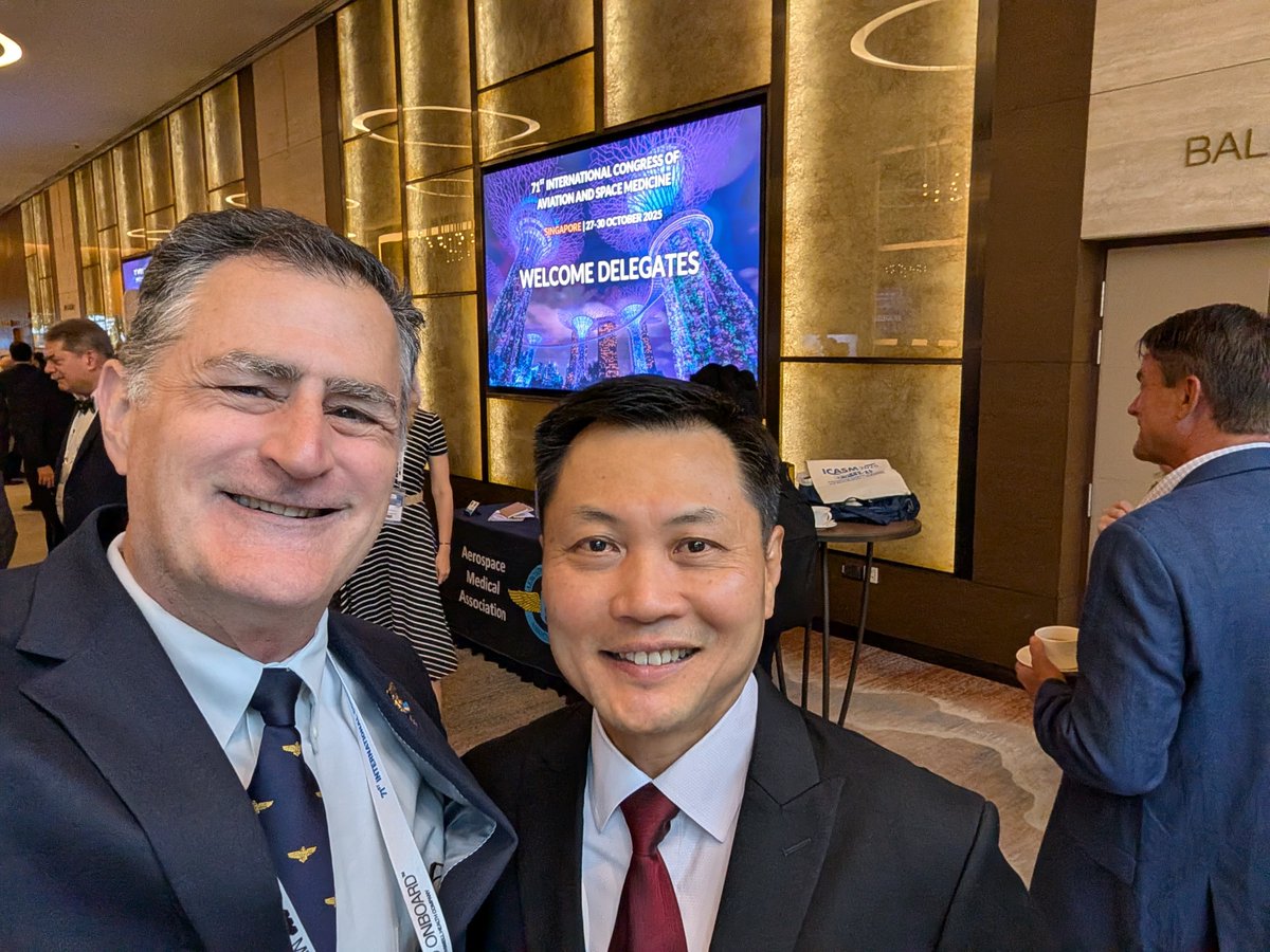 Kris_Belland's tweet image. ICASM 2025 First Day Done, what a professional educational and welcoming conference! Advancing the art and science of aerospace medicine! #AsMA #AOA #AOCOPM #CAMA #ICAO #IAASM #AsHFA #IAMFSP #aerospace