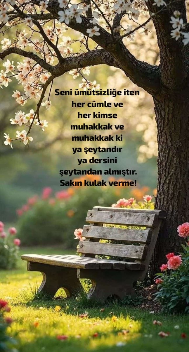 Şeytan insanı geleceğe atıp
"yapamıyorsun' telkinleriyle
bulunduğu nimetler içinde
kanaatsiz hale getiriyor.
Sebebler üzerinden ye'se
düşürüp anı yaşatmıyor.
İnsan her şeyde doyumsuz
olduğundan maneviyatta da
doyumsuz oluyor.
Şeytanda bunu kullanıp
...