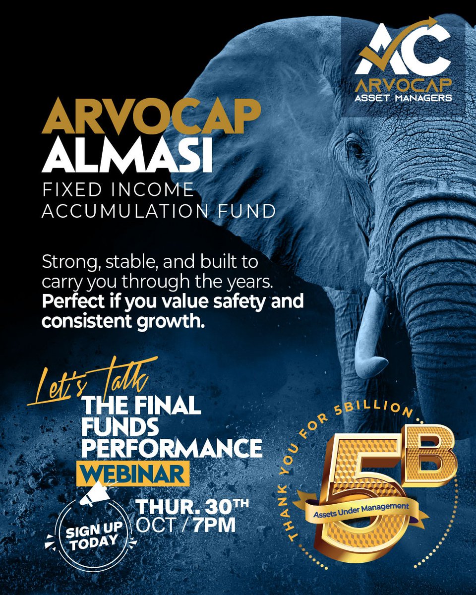 ArvoCap's tweet image. 𝗪𝗵𝗶𝗰𝗵 𝗔𝗿𝘃𝗼𝗰𝗮𝗽 𝗙𝘂𝗻𝗱 𝗱𝗼 𝘆𝗼𝘂 𝘄𝗮𝗻𝘁 𝘁𝗼 𝗸𝗻𝗼𝘄 𝗺𝗼𝗿𝗲 𝗮𝗯𝗼𝘂𝘁?

𝗔𝗿𝘃𝗼𝗰𝗮𝗽 𝗔𝗹𝗺𝗮𝘀𝗶 𝗙𝗶𝘅𝗲𝗱 𝗜𝗻𝗰𝗼𝗺𝗲 𝗔𝗰𝗰𝘂𝗺𝘂𝗹𝗮𝘁𝗶𝗼𝗻 𝗙𝘂𝗻𝗱 - This is the crown Jewel of Investments. This fund actively trades Kenyan Government Bonds, making it…