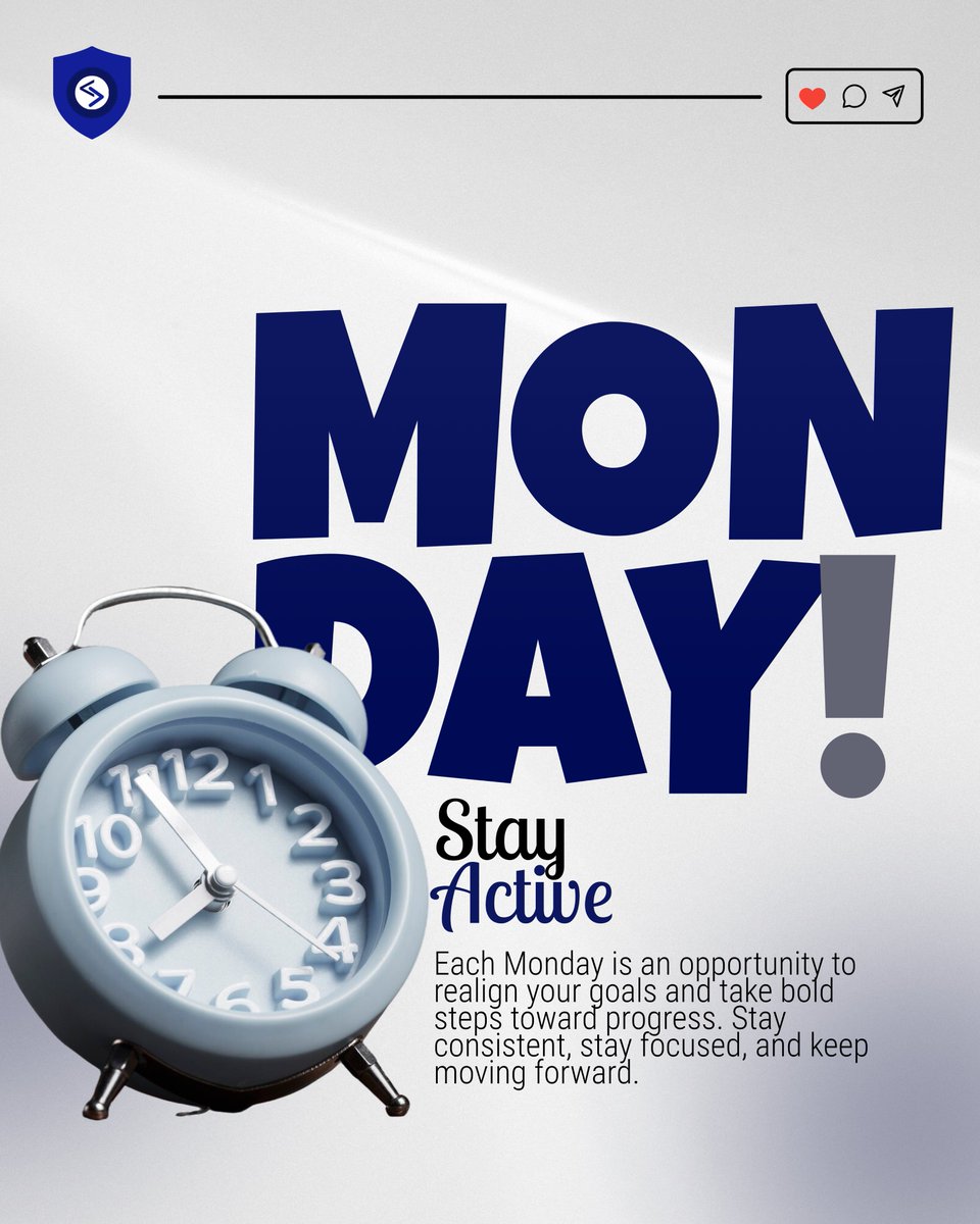 cyclobold's tweet image. New Monday. New energy.

Stay focused, stay active, and keep pushing toward your goals. 💼💡

#MondayMotivation #CycloBoldTech #Innovation #StayActive