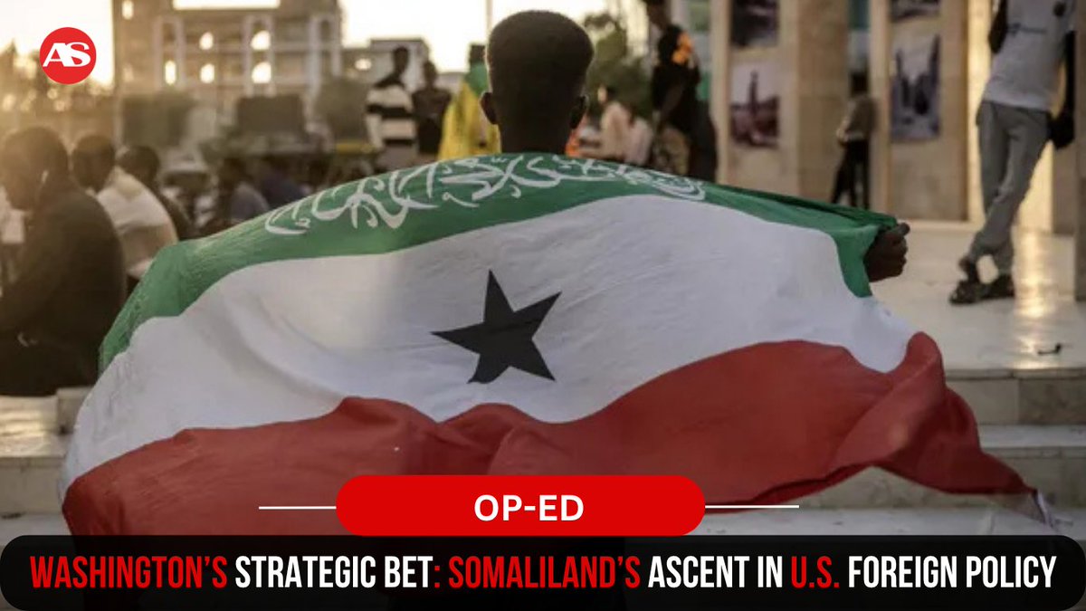 #Op_ed: #Washington’s Strategic Bet: #Somaliland’s ascent in U.S. foreign policy
addisstandard.com/?p=53122

Three weeks ago, the #US Senate passed S.2296, the National Defense Authorization Act (#NDAA) for Fiscal Year 2026, which includes a provision directing the Department of