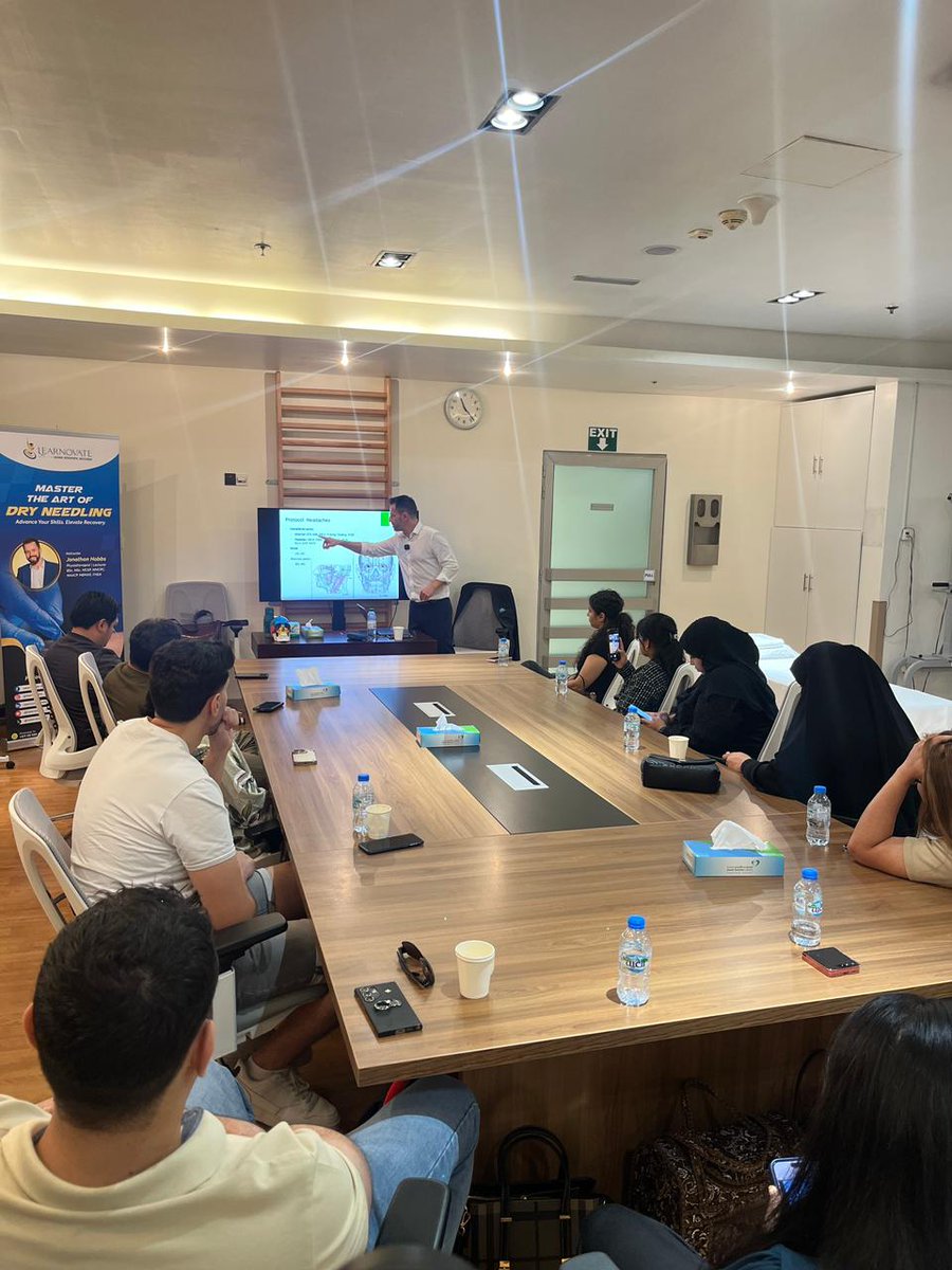 LearnovateHC's tweet image. Knowledge in action 💪
Thank you, Jonathan Hobbs &amp;amp; our passionate learners for making the Dry Needling Foundation Course an inspiring success.
Empowering healthcare excellence, one skill at a time. 🌍

#learn #healthcare #Training #UAE #MedicalEducation