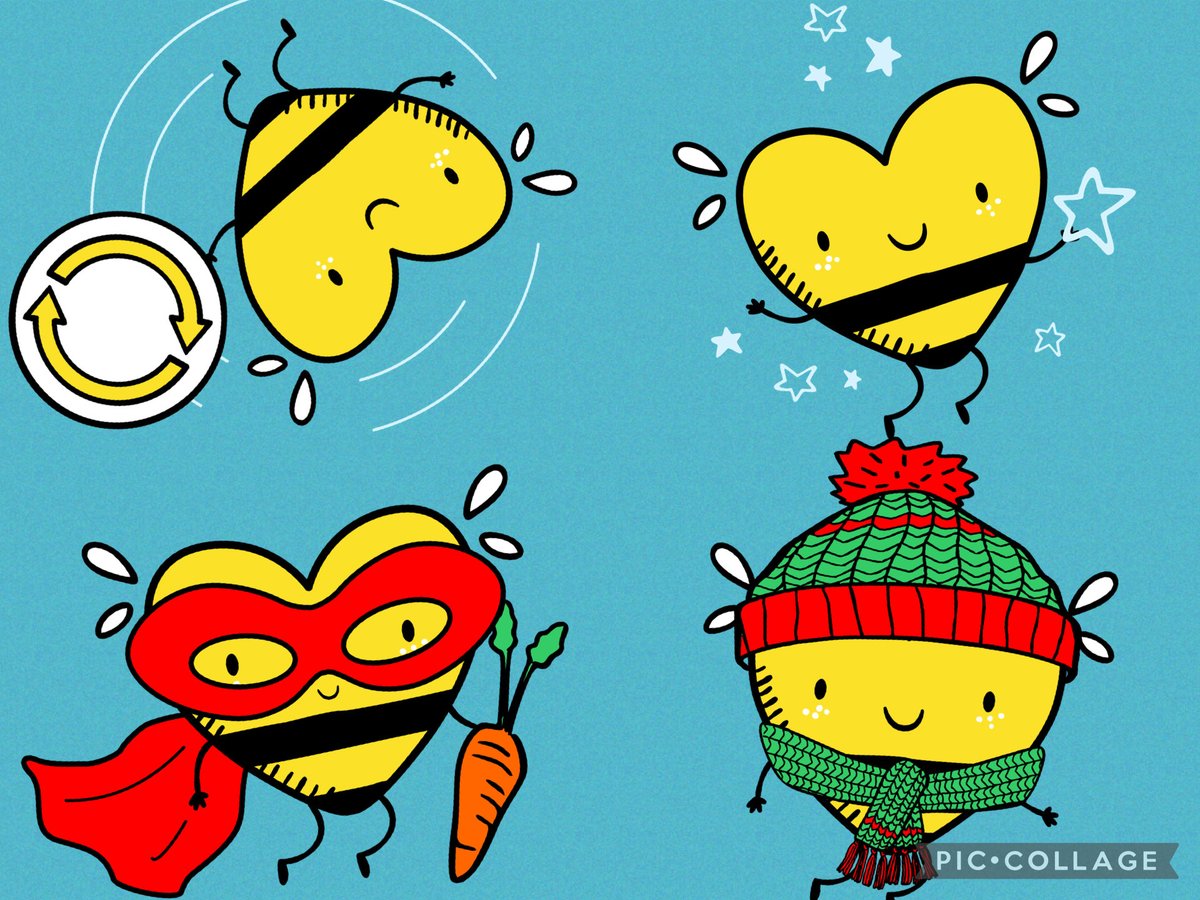 Thanks to our amazing illustrator Nifty Ness Designs we have heaps of incredible variations of our BeeHealthy Mascot. Very useful when we design worksheets, and PowerPoints. 

Find our resources and stories at beehealthystories.com.au 🔗 
 #primaryresources #primaryteacher #pshe