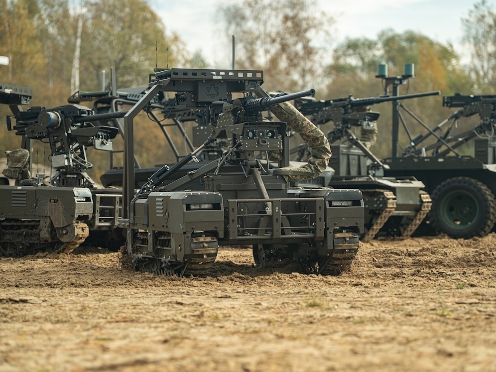 DefenderMediaUA's tweet image. On 22–23 October, a crash test of strike UGVs took place near Lviv.
The aim was to test strike UGVs in conditions close to real combat, to give manufacturers honest feedback and speed up the delivery of reliable solutions to the front. Fourteen strike UGVs from @devdroid_tech,…