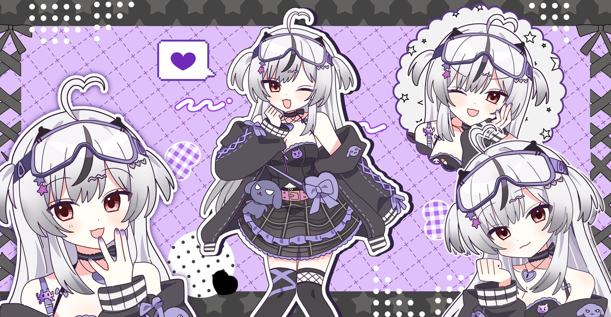 조각타입 (방송용) 커미션 작업물입니다!!🩵🩵