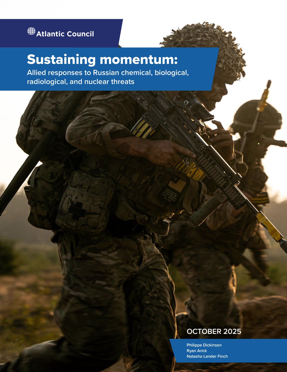 📄 “Russian #chemical and #biological threats will continue to challenge European security in the coming decade.” — <a href="/AtlanticCouncil/">Atlantic Council</a> (2025)

After decades of underinvestment, is Europe ready for the next #CBRN challenges?

💬 Share your thoughts

👉 loom.ly/4BRmuTs