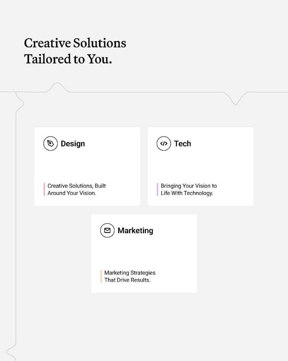 Good design gets attention. But strategy gives direction.

We tailor design, tech and marketing to help brands create identities that resonate with strategies that deliver tangible business outcomes.

Stay updated at onestudios.io.

#businessstrategy #startup #design