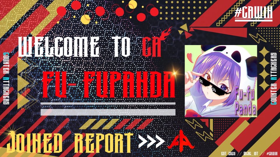 😈⚜️Joined Report⚜️😈

ファンの皆さまに支えられ、活躍してきたプロ級の実力者

ふーふーぱんだ選手（<a href="/fu_fu_panda/">FU-FUPANDA😚🐼</a>）がCAに加入します！   

彼のスキルと情熱で、CAはさらに強くなります。
一緒に勝利を目指しましょう💪    

#CAWIN #拡散希望 #フォートナイト募集