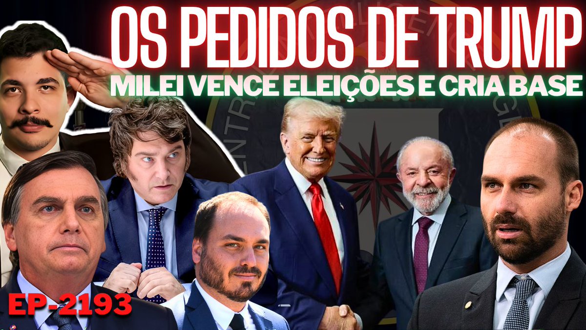 Kim D. Paim (@kimpaim) on Twitter photo Tarifaço: Os PEDIDOS de TRUMP Para LULA + Milei VENCE Eleições e CRIA Base + Eduardo e a Desunião.
youtu.be/PNIubQIN3w0 Tarifaço: Os PEDIDOS de TRUMP Para LULA + Milei VENCE Eleições e CRIA Base + Eduardo e a Desunião.
youtu.be/PNIubQIN3w0