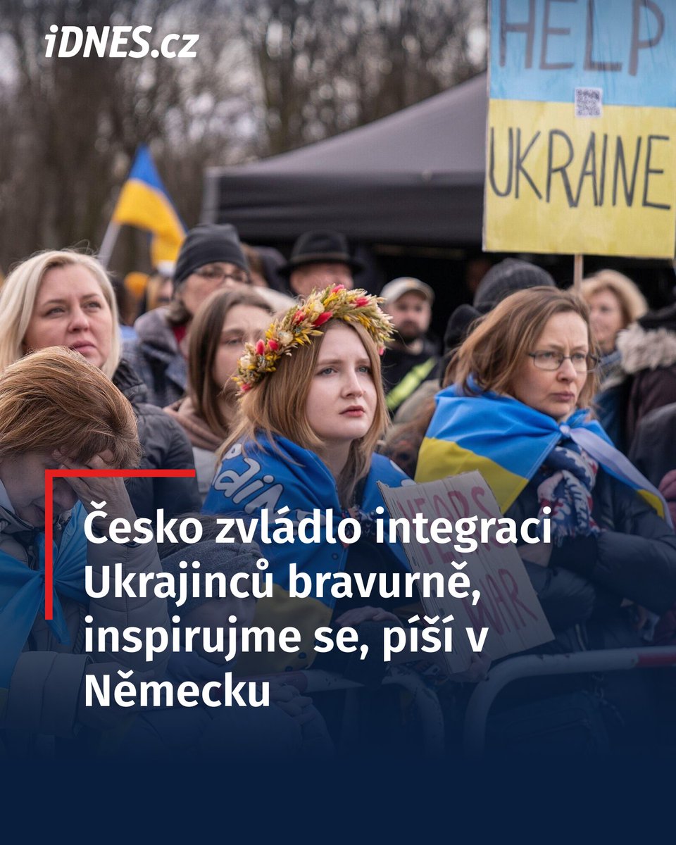Česko by se mohlo stát pro Německo vzorem v integraci ukrajinských uprchlíků. Výzvu, kterou příchod statisíců Ukrajinců představoval, zvládla země bravurně, napsal v článku přední německý list Die Welt.

👉 idnes.cz/zpravy/zahrani…