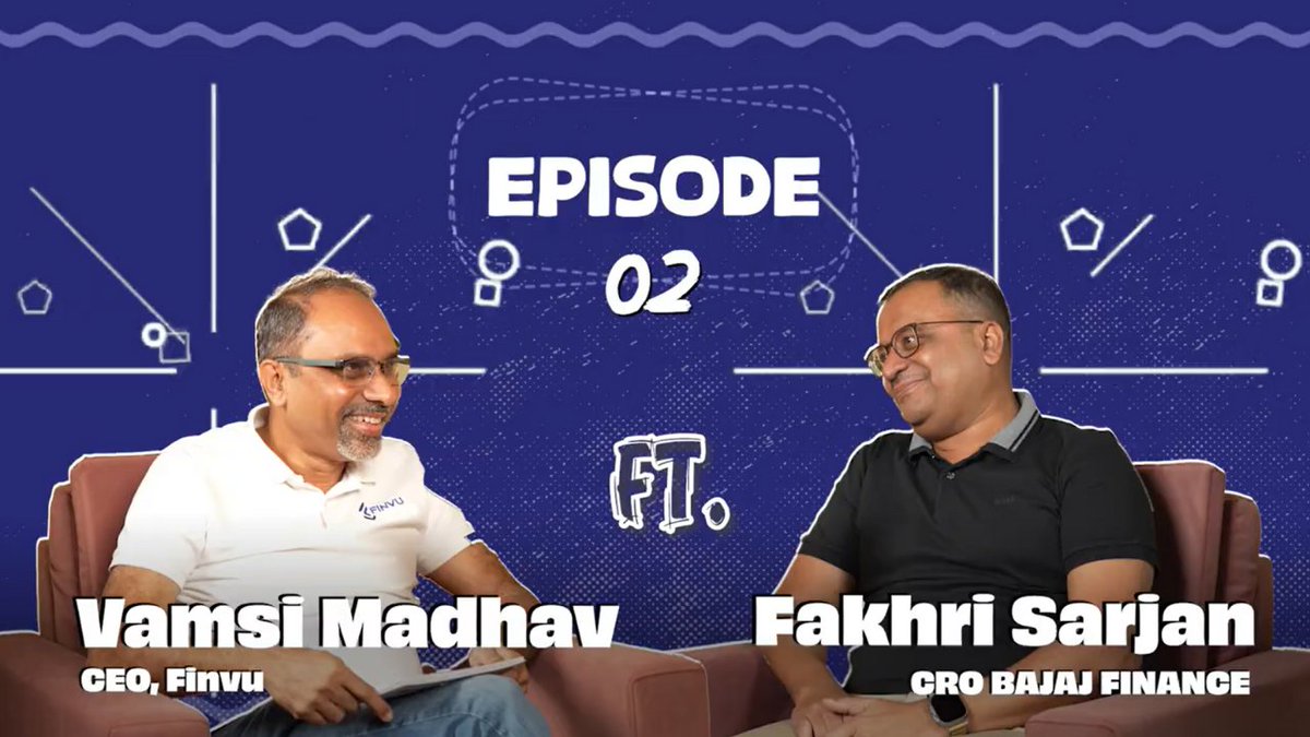 sahamati's tweet image. 🎙️ Next on Manthan: Host Vamsi Madhav, CEO,
@finvu1, speaks with Fakhari Sarjan, CRO, Bajaj Finance Limited (@Bajaj_Finserv), on the transformation shaping the financial ecosystem and the pivotal role of the Account Aggregator framework. 

📷 Teaser out now — full episode coming…
