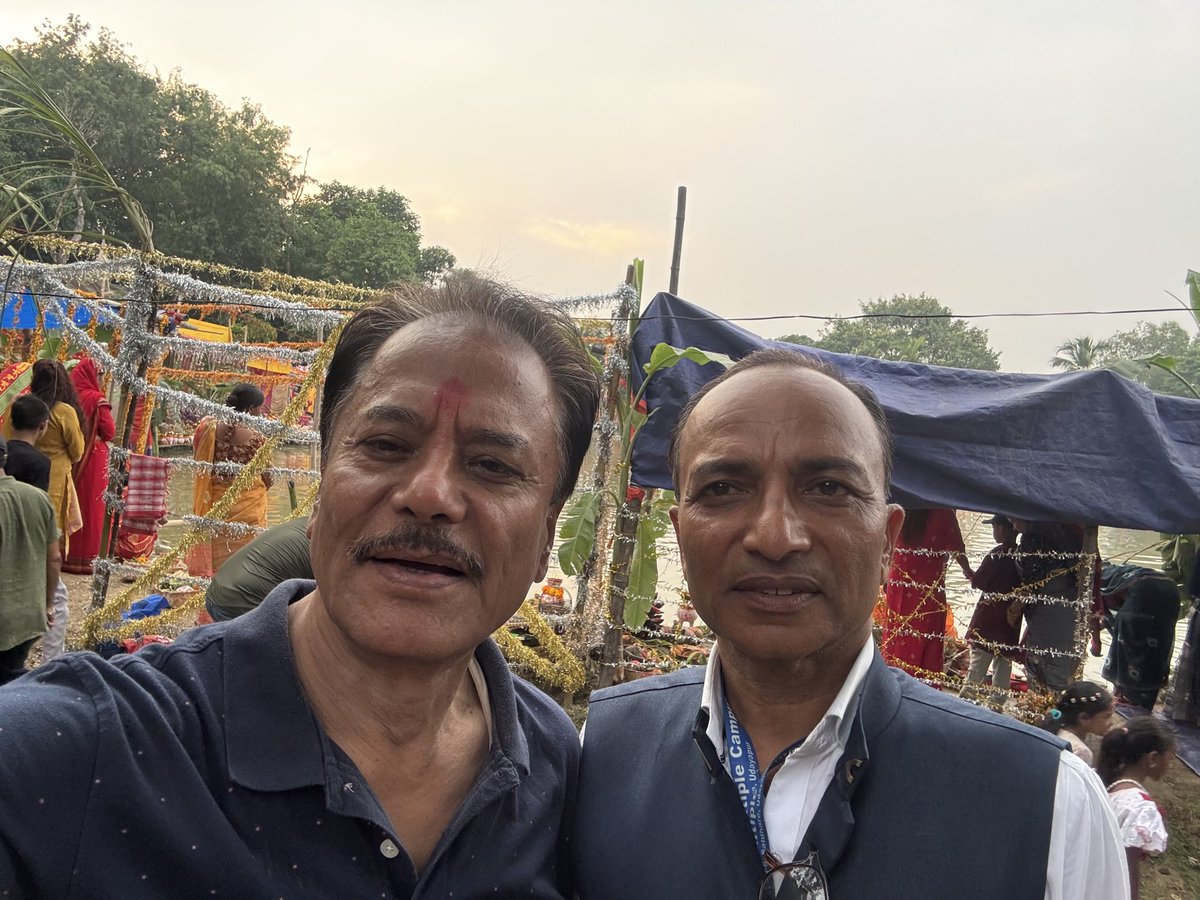 rajbiraj11's tweet image. Some glimpses of auspicious Chhat- settling sun occasion, at Turanti Pokhari in Rajbiraj!