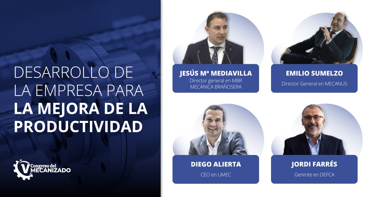 🚄 No te pierdas la mesa redonda Nuevas vertientes de la gestión en el sector del mecanizado en el V Congreso del Mecanizado.

📅 18 nov | 📍 Getafe
👉 Si eres mecanizador, este es tu congreso – aspromec.org/v-congreso-del…