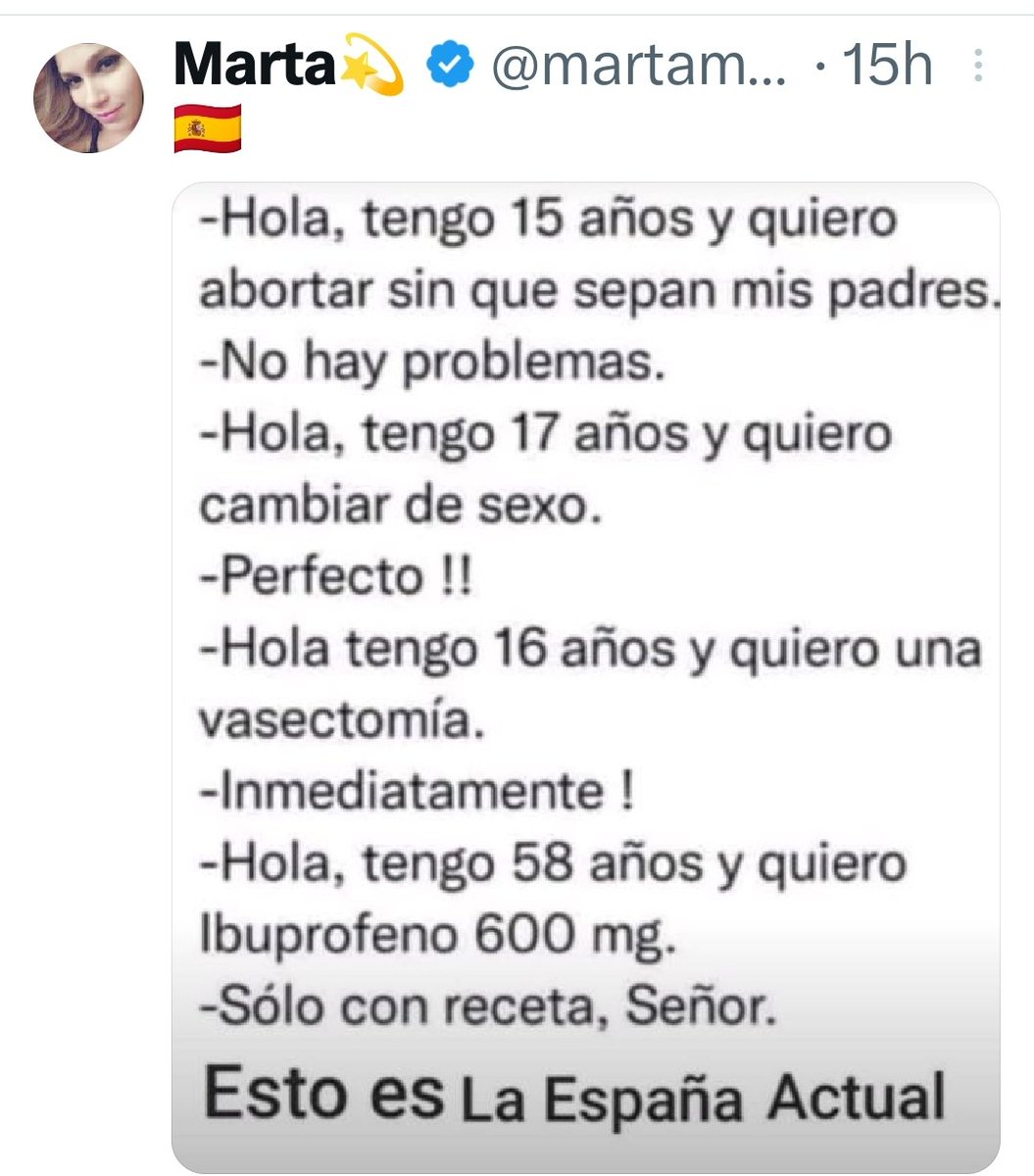 Por favor, no mientas y no seas como Marta. 
-15 años, se necesita consentimiento paterno/materno. 
-17 años, no se cambia de sexo. 
-16 años, no hay vasectomía que valga... 
Eso si, la banderita que no falte.