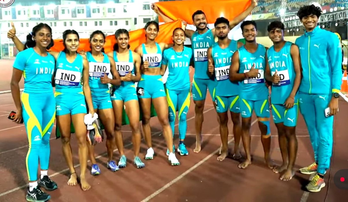 rajeshchudasma's tweet image. જૂનાગઢ જિલ્લાના ચોરવાડ ગામની ગૌરવવંતી દીકરી કાજલ હીરાભાઈ વાજાને ટીમ ઈન્ડિયામાં સિલેક્ટ થવા બદલ ખૂબ ખૂબ અભિનંદન!

૪૦મી જુનિયર નેશનલ એથ્લેટિક્સ ચેમ્પિયનશીપમાં ૧૦૦ મીટરમાં સિલ્વર મેડલ અને ૨૦૦ મીટરમાં બ્રોન્ઝ મેડલના શાનદાર પ્રદર્શન બાદ, રાંચી (ઝારખંડ) ખાતે યોજાનારી 4થી &quot;સાઉથ એશિયન…