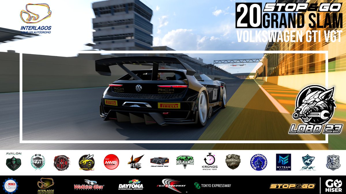 Esta noche en Interlagos, estrenamos caster!!!

<a href="/Tururu233/">LOBO23 THE GOAT</a> a partir de las 22:30h. retransmitirá la 2ª carrera del Grand Slam, desde su canal de You Tube. 

No te lo pierdas !!!

youtube.com/@LOBO_23