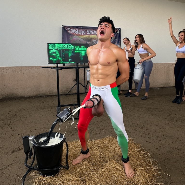 LycraBull's tweet photo. Have you felt the suffering of these bulls? They have been in chastity for 3 months without ever being able to cum. And today they have to produce sperm like animals.
#milkingtime  #milking #lycra #lycragay #bulge #spandex #slave #bull #cumcontrol #edging #spandexgay https://t.co/fckYw2yvUG