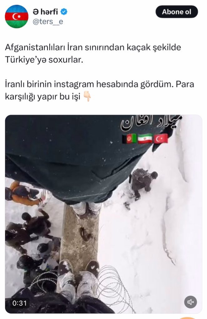 terseharf's tweet photo. @Bayrampasa_31 kaçak afganları paylaştım diye 300 binlik hesabıma erişim engeli getirdiler mahkeme kararıyla https://t.co/uKcmAb35Fa