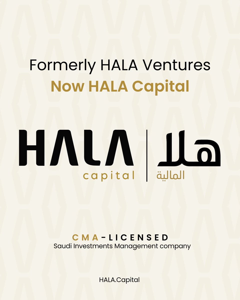 We’re excited to announce: HALA Ventures is now HALA Capital.
A CMA-licensed Saudi Investments Management company, investing across a diverse range of alternatives, including Private Equity and Private Debt
New name. Bigger mission. Same drive.
#HALACapital #PrivateEquity