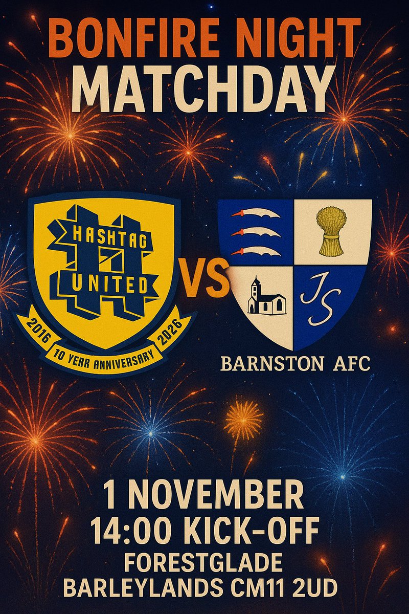 Up next, we welcome Barnston AFC to the glade. 
Free parking bar is open
