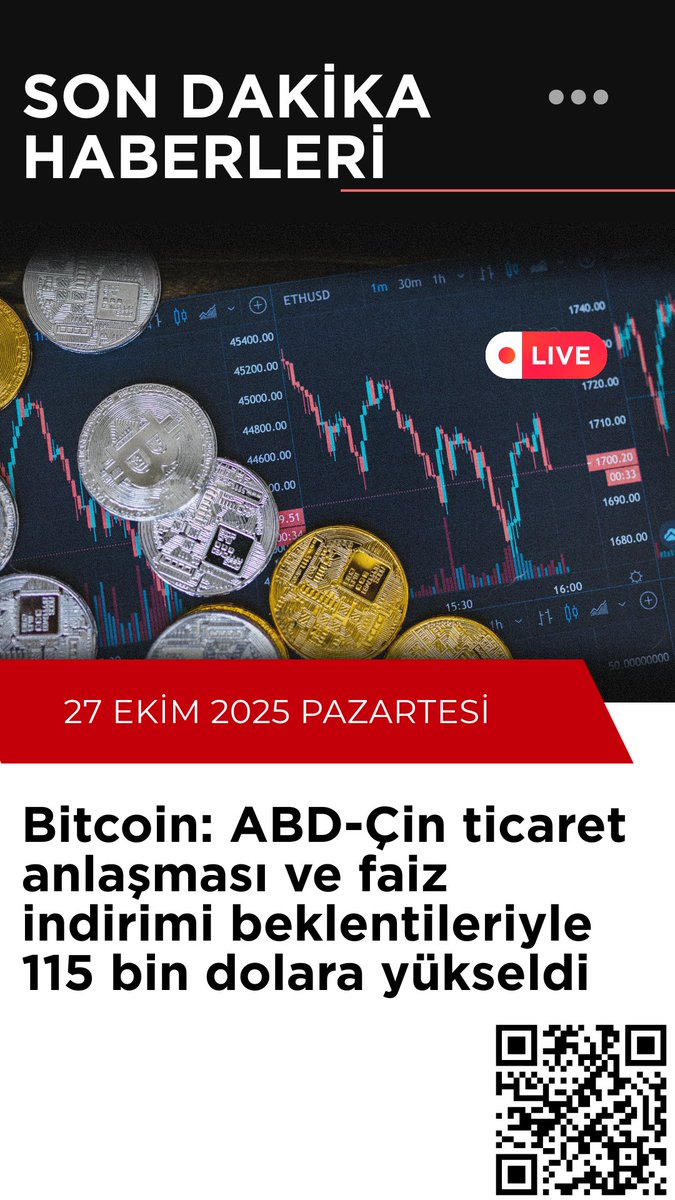$Bitcoin: ABD-Çin ticaret anlaşması ve faiz indirimi beklentileriyle 115 bin dolara yükseldi!

#kripto #kriptopara #CryptoMarket