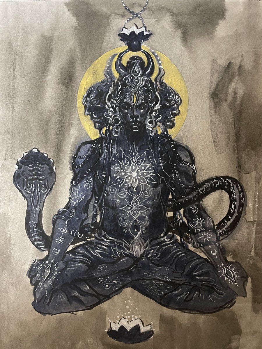 abhiart's tweet image. The one in absolute alignment, the guardian of harmony. ❄️