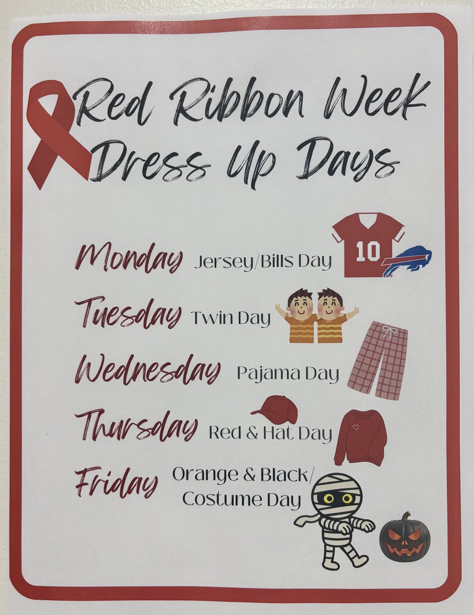 MS/HS Red Ribbon Week is here!