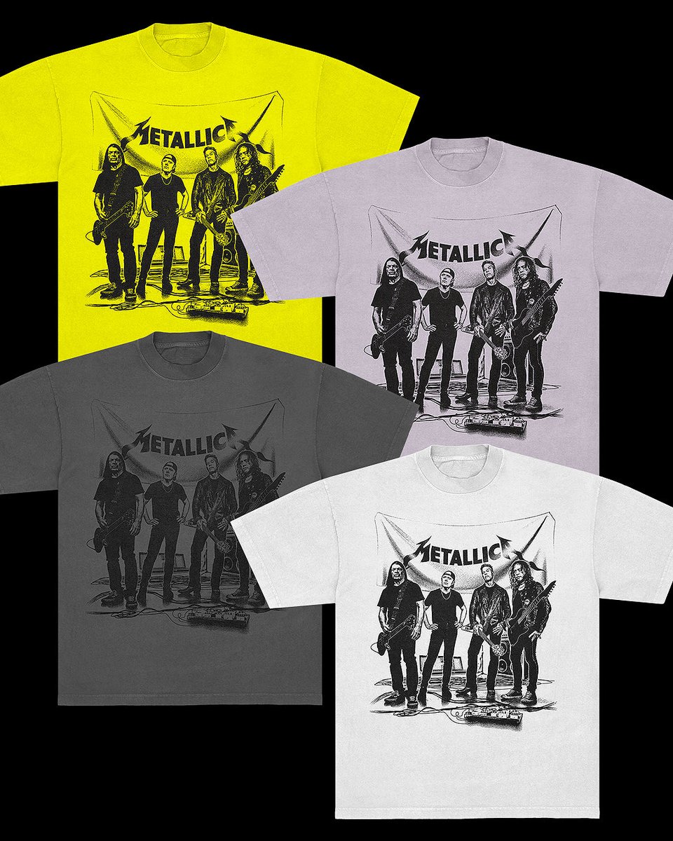 samthomasdesign's tweet image. m72 merch concept for metallica…lmk if i warped the logo onto the banner well ⚡️