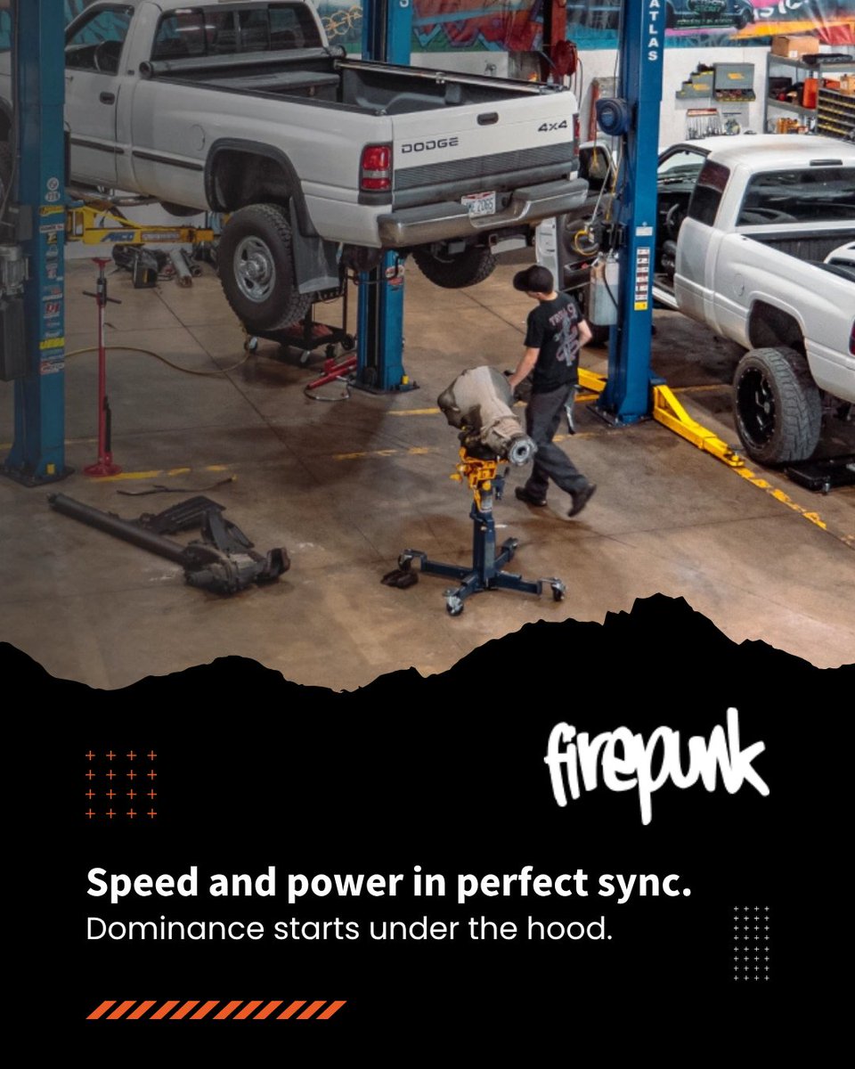 firepunkllc's tweet image. Passionate about diesel motorsports? Firepunk LLC fine-tunes GMC, RAM, and Dodge transmissions for peak speed and control. Experience smooth power and unmatched performance upgrades. Elevate your truck today: service.firepunk.com

#FirepunkLLC #DieselMotorsports #Perfor