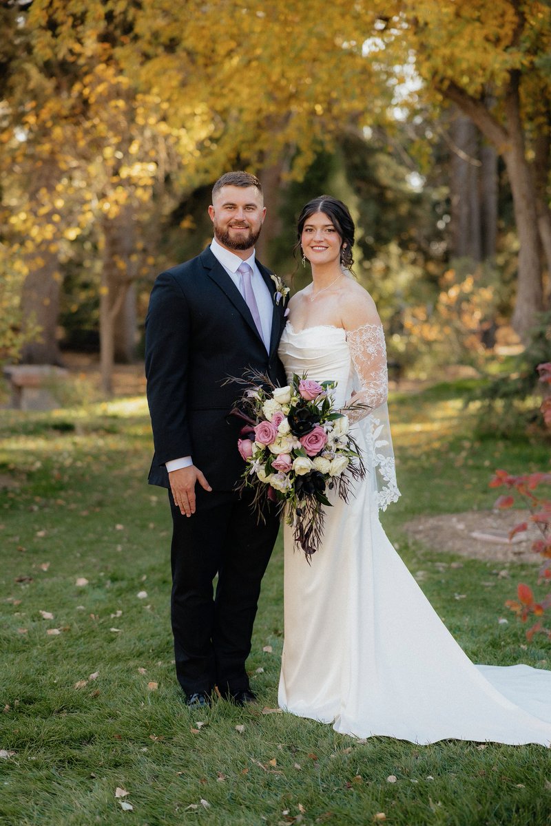 Wedding day finally arrived!   Really a beautiful and fun wedding.   So nice to have it go very well - AND so nice to be DONE!!  Mr and Mrs Schnyer.