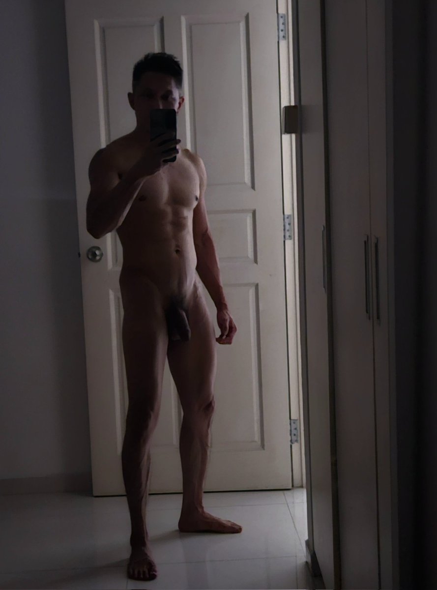 Walked into the room and saw my reflection and thought...
"Daaaamn... The lighting looks great like this"