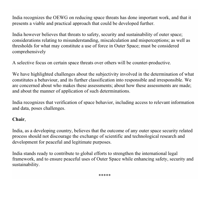 India at Conference on Disarmament, Geneva tweet media