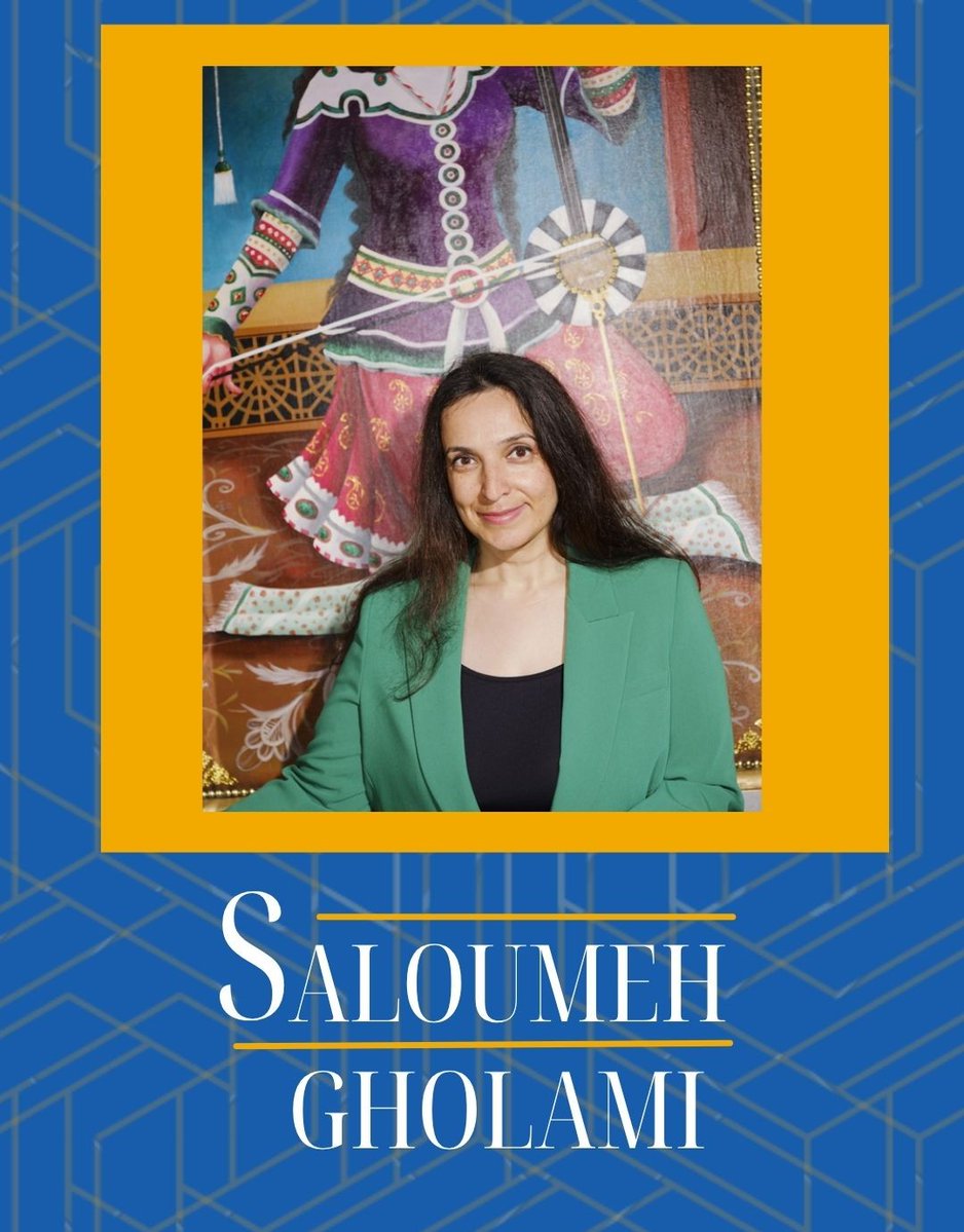 SOAS_SPIZS's tweet image. 🔥Meet the Speaker: Professor Saloumeh Gholami
We are just two weeks away from our next event -and it’s time to meet the speaker!
🎟️Use this link to read her bio and register for 10 Nov: soas.ac.uk/about/event/or… 

A reception will follow the lecture! #parsi #zoroastrianism @SOAS