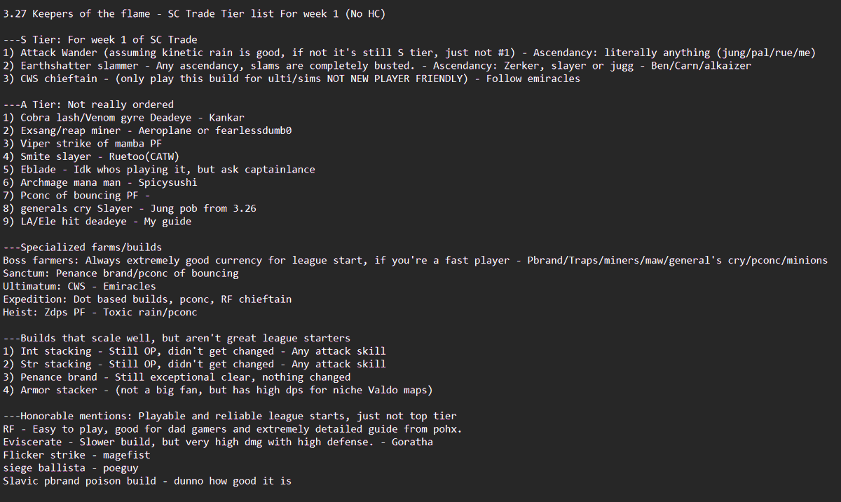 3.27 Tier list for SC Trade
Video: youtube.com/watch?v=3BTbnk…