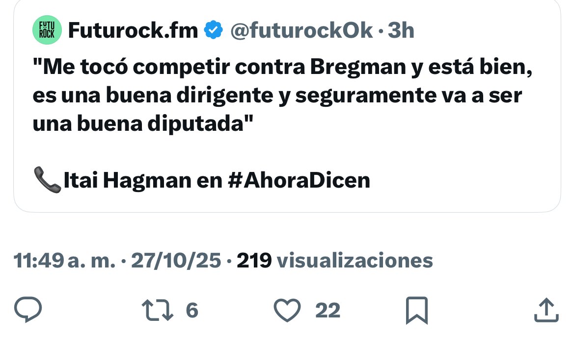 En CABA se la pasaron bardeando más a Myriam que a Fargosi. 

Pero no están preparados para esta conversación.

(Borraron el tuit)