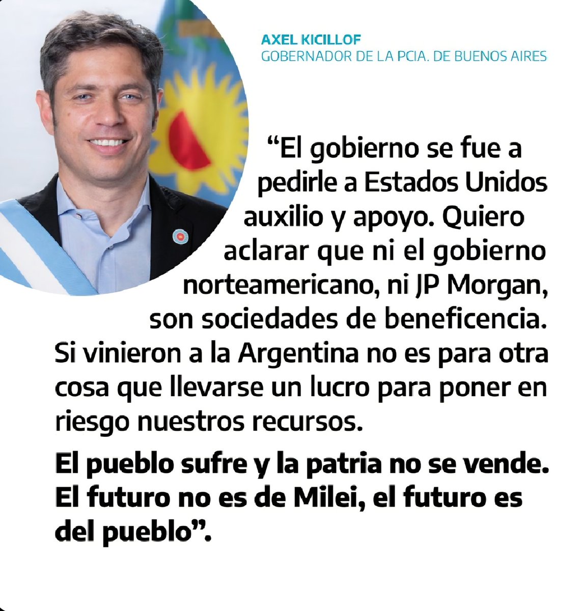 AnibalRucci's tweet photo. El Futuro no es Milei, el futuro es el Pueblo. https://t.co/4D7Cy9QqDN