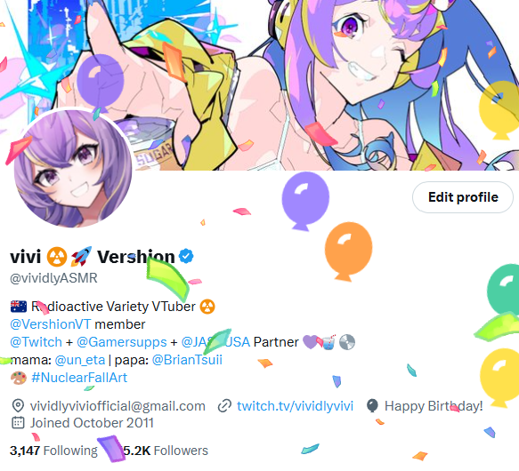 vividlyASMR's tweet image. Today, I am 33!!! 🎂🎈🎉