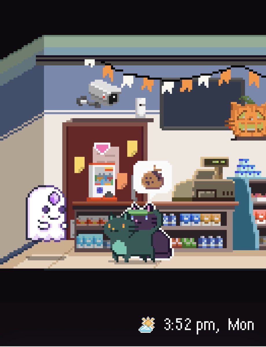 Have you already found all the gotchis in <a href="/CatTownBase/">Cat Town</a> ?
There are quite some visitors from the gotchiverse for halloween! 👻 
Win some $GHST and $KIBBLE during the <a href="/aavegotchi/">Aavegotchi 👻🟦 Now on Base!</a> collab week! 🐟