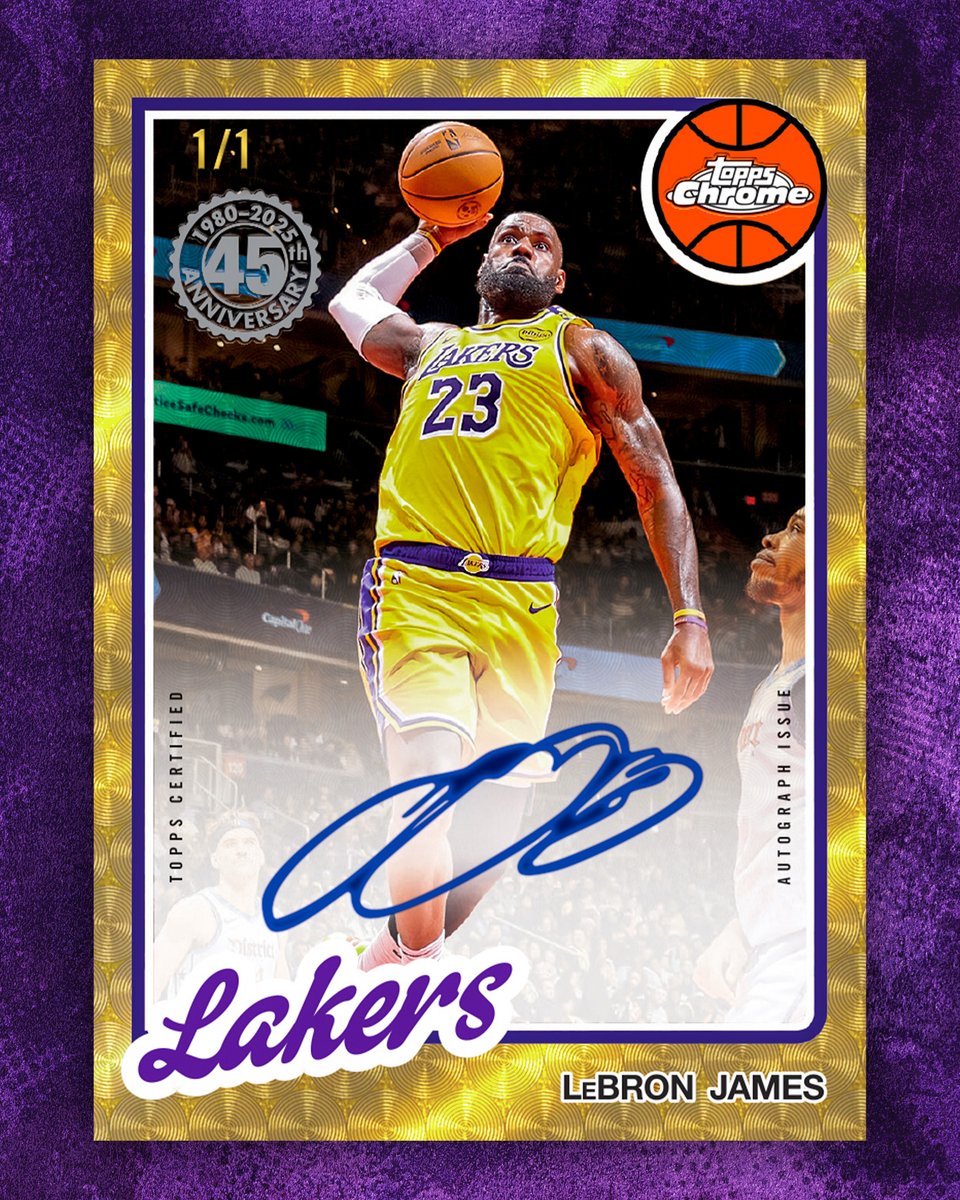 JUST PULLED: LeBron James’ 1/1 1980-81 Superfractor autograph has been found by a collector in West Virginia!

One of the biggest cards of the year🤯