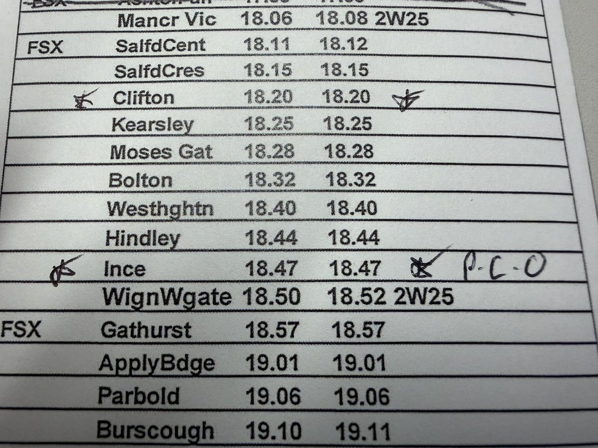 A Clifton stop today. First time for everything…