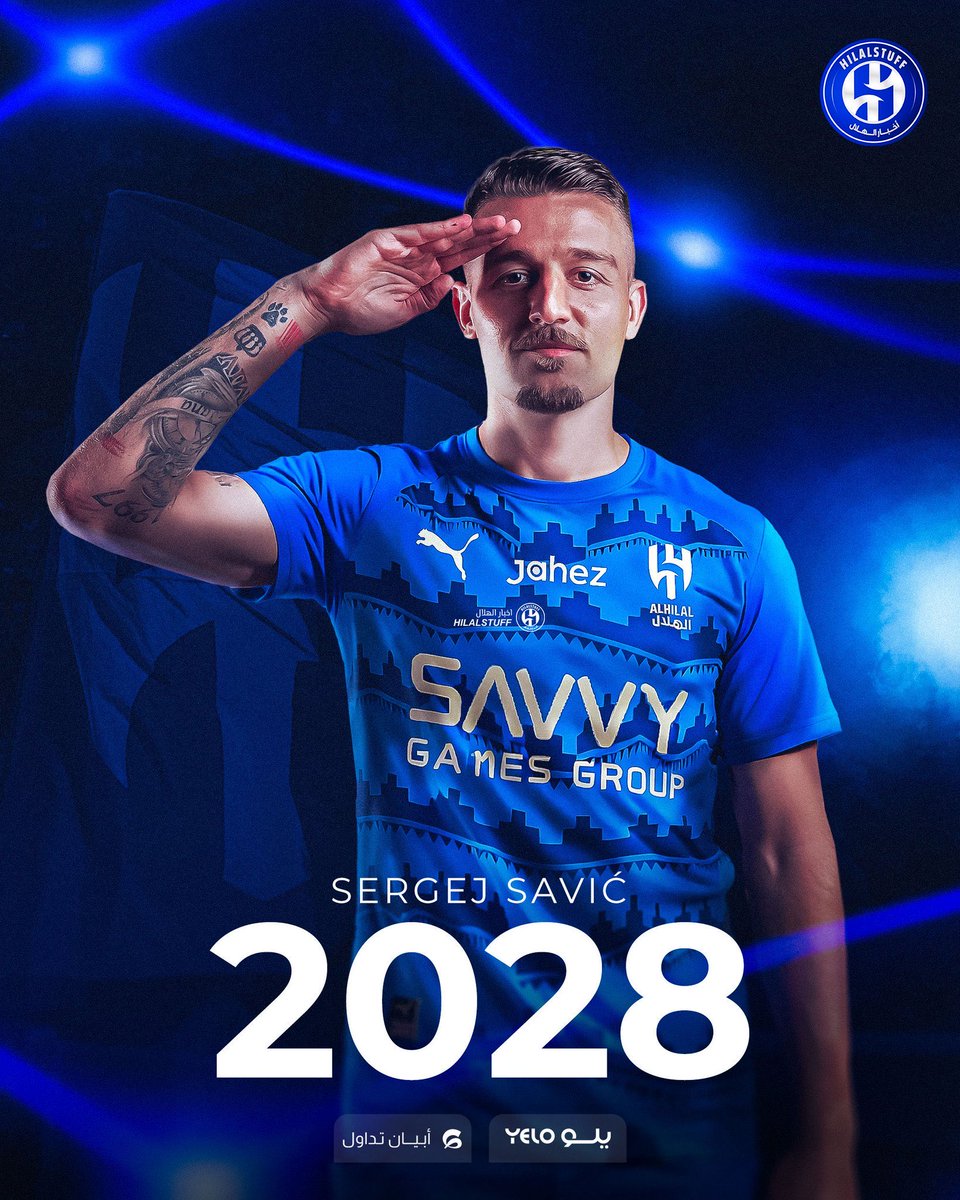 🚨 — موقع "tvarenasport" الصربي: 

رغم اهتمام يوفنتوس سافيتش سيبقى مع الهلال حتى عام 2028 🤝

وسيتقاضى راتبًا سنويًا قدره 30 مليون يورو أكثر بـ 5 ملايين من راتبه الحالي 💰

<a href="/mo7amed4287/">محمد حمدي</a>