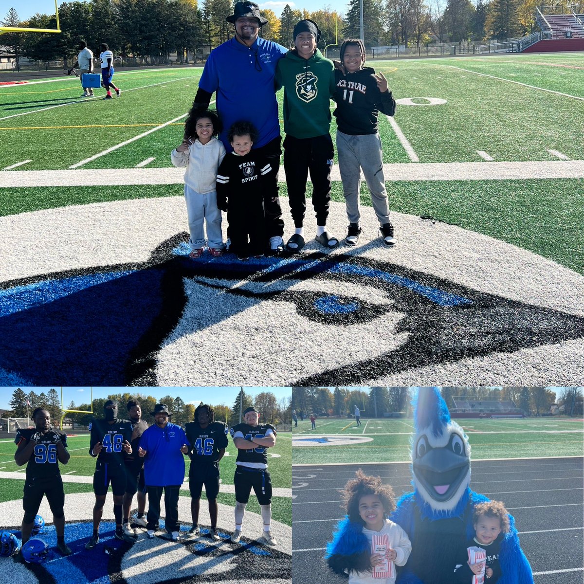 CoachMeelz's tweet photo. Great Day To Be A Bluejay. First Collegiate Playoff Win. #DaBluejayWay #BlueJayFamily #DLinePride Earned Another Week Together 🛣️🏟️🏆 @MnWestFB https://t.co/xyGVmXwnXk