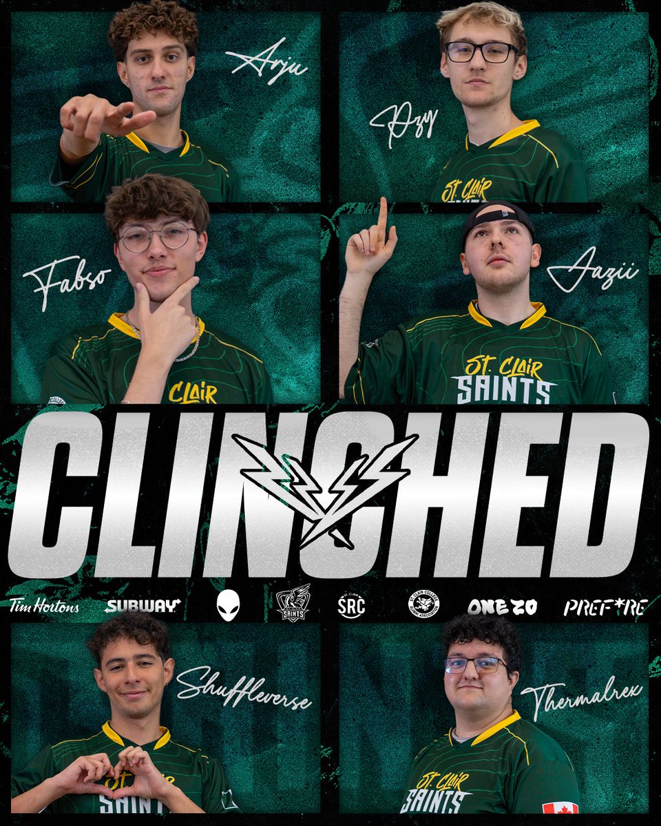 CLINCHED ✅

#SaintsRL Green lock in first seed for NACE Playoffs!