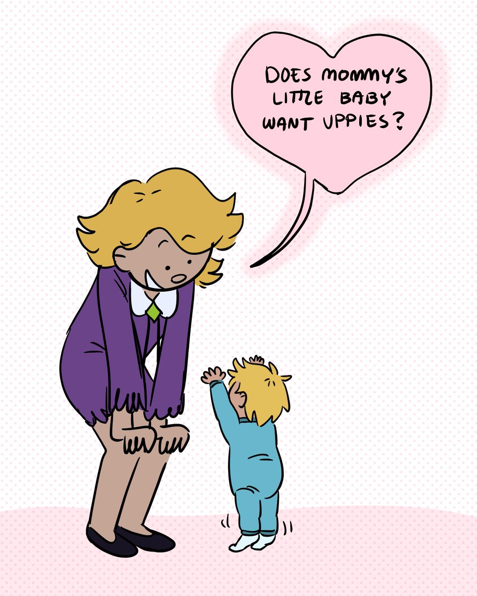 ive not been drawing much original stuff lately apart from working on the Guldale sleepover comic but heres a little baby doodle 👶