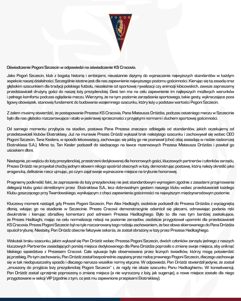 Pogoń Szczecin tweet media